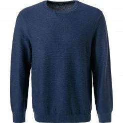 Brandneu 😀 OLYMP Casual Modern Fit Pullover 5301/85/15 Baumwolle, Blau meliert, Blau 🔔