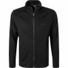 Top 10 👍 BOSS Sweatjacke Skaz 50455095/001 Baumwolle, Schwarz 😍
