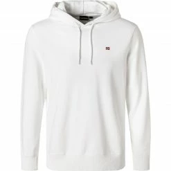 Top 10 ✔️ NAPAPIJRI Hoodie NP0A4FQV/002 Baumwolle, Weiß 😍