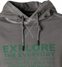 Billig 😀 camel active Hoodie 409312/6F02/06 Baumwolle, Steingrau ⭐ -Pullover & Strickjacken Verkäufe 374148 norm2