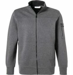 Rabatt 💯 Calvin Klein Sweatjacke K10K107707/P4E Bio Baumwolle, Dunkelgrau meliert, Dunkelgrau 🥰
