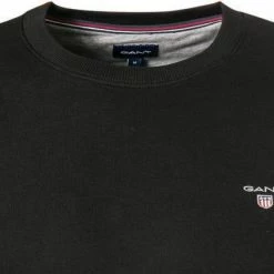 Billig 👏 Gant Pullover 2046072/5 Sweatshirt, Baumwolle, Schwarz 🤩 -Pullover & Strickjacken Verkäufe 374579 norm2