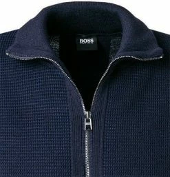 Großhandel ⭐ BOSS Cardigan Madori 50435350/404 Schurwolle, Nachtblau 🔔 -Pullover & Strickjacken Verkäufe 374627 norm2