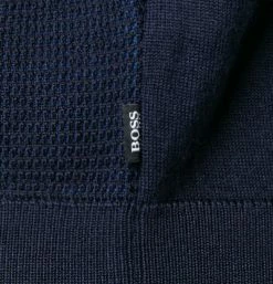 Großhandel ⭐ BOSS Cardigan Madori 50435350/404 Schurwolle, Nachtblau 🔔 -Pullover & Strickjacken Verkäufe 374627 norm3