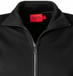 Besorgen 👏 HUGO Sweatjacke Daperol 50457122/001 Baumwolle, Schwarz 🎉 -Pullover & Strickjacken Verkäufe 374707 norm2