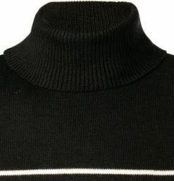 Am billigsten ✨ KARL LAGERFELD Pullover 655027/0/512399/990 Rollkragenpullover, Merinowolle, Schwarz-weiß, Schwarz ✔️ -Pullover & Strickjacken Verkäufe 374794 norm3