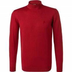 Am billigsten 🛒 KARL LAGERFELD Pullover 655002/0/512399/350 Stehkragenpullover, Merinowolle, Barolo, Rot ⌛