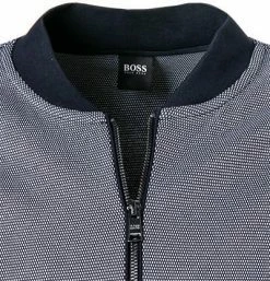 Brandneu ⌛ BOSS Sweatjacke Skiles 50458174/404 Baumwolle,dunkelblau meliert, Dunkelblau 🥰 -Pullover & Strickjacken Verkäufe 374809 norm2
