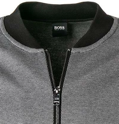 Billig ❤️ BOSS Sweatjacke Skiles 50458174/001 Baumwolle, Schwarz meliert, Schwarz 😉 5 Billig ❤️ BOSS Sweatjacke Skiles 50458174/001 Baumwolle, Schwarz meliert, Schwarz 😉 – Bild 3