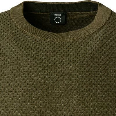 Budget ✨ BOSS Pullover Kapoko 50454933/308 Baumwolle, Dunkelgrün meliert, Dunkelgrün 🤩 5 Budget ✨ BOSS Pullover Kapoko 50454933/308 Baumwolle, Dunkelgrün meliert, Dunkelgrün 🤩 – Bild 3