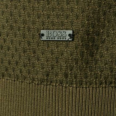 Budget ✨ BOSS Pullover Kapoko 50454933/308 Baumwolle, Dunkelgrün meliert, Dunkelgrün 🤩 6 Budget ✨ BOSS Pullover Kapoko 50454933/308 Baumwolle, Dunkelgrün meliert, Dunkelgrün 🤩 – Bild 4