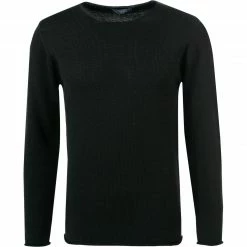 Schlussverkauf 😀 DANIELE FIESOLI Pullover 0115/13 Merinowolle, Schwarz 🎉