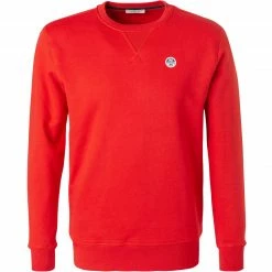 Aktion 😉 NORTH SAILS Sweatshirt 691620-000/0230 Bio Baumwolle, Rot 🎉