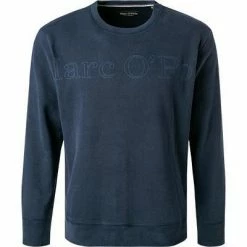 Blitzangebot 👍 Marc O'Polo Sweatshirt M28 4061 54040/896 Bio Baumwolle, Dunkelblau, Nachtblau 🎉 -Pullover & Strickjacken Verkäufe 375245 norm