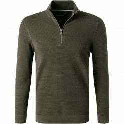 Besorgen ✔️ Marc O'Polo Troyer 128 5106 60192/428 Baumwolle-Schurwolle, Dunkelolive 👏