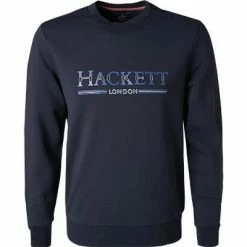 Neu 🌟 HACKETT Pullover HM580924/595 Classic Fit, Baumwolle, Marine 🌟 -Pullover & Strickjacken Verkäufe 375315 norm