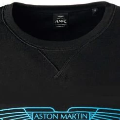 Besorgen 👏 HACKETT Sweatshirt HM580944/999 ASTON MARTIN, Baumwolle, Schwarz 🔔 -Pullover & Strickjacken Verkäufe 375330 norm2