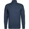 Bester Verkauf 😍 roberto collina Pullover RF38003/10 Rollkragenpullover, Merinowolle-Kaschmir, Dunkelblau meliert, Dunkelblau 😀