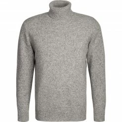 Neu 🛒 roberto collina Pullover RF38003/18 Rollkragenpullover, Merinowolle-Kaschmir, Grau meliert, Grau 🧨