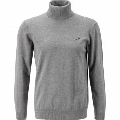 Schlussverkauf 🔔 Gant Rollkragenpullover 8030543/92 Baumwolle, Dunkelgrau meliert, Dunkelgrau 🔥