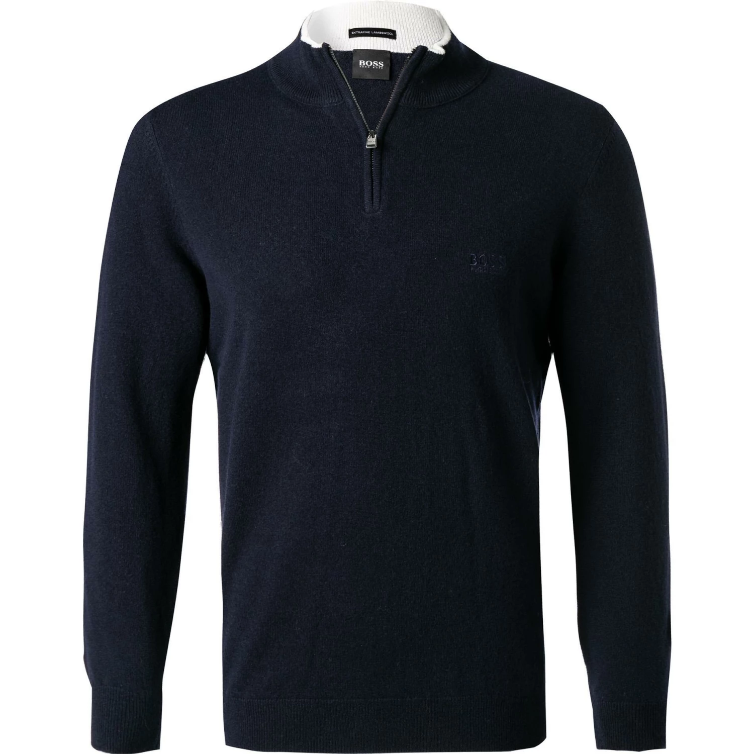 Blitzangebot 👍 BOSS Troyer Barlo 50457757/404 Lammwolle extrafein, Dunkelblau ❤️ 3 Blitzangebot 👍 BOSS Troyer Barlo 50457757/404 Lammwolle extrafein, Dunkelblau ❤️