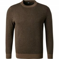 Beste Bewertungen von 💯 BOSS Pullover Nettuno 50457735/308 Schurwolle, Dunkelgrün gemustert, Dunkelgrün 🔔