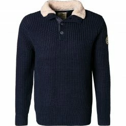 Brandneu 🧨 Quiksilver Pullover EQYSW03275/BYJ0 Troyer, Baumwolle, Navy , Navy ✔️