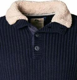 Brandneu 🧨 Quiksilver Pullover EQYSW03275/BYJ0 Troyer, Baumwolle, Navy , Navy ✔️ -Pullover & Strickjacken Verkäufe 375458 norm2