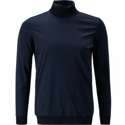 Schlussverkauf 🔥 van Laack Rollkragenpullover 180031/M-PELINO/790 Rollkragenshirt, Pima Baumwolle, Dunkelblau 😀