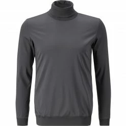 Rabatt 😍 van Laack Rollkragenpullover 180031/M-PELINO/190 Rollkragenshirt, Pima Baumwolle, Graubraun, Grau-braun ✔️