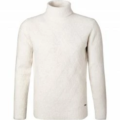 Blitzangebot ⌛ CINQUE Pullover Cizony 6038-7506/10 Rollkragenpullover, Baumwolle, Ecru 🤩