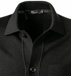 Brandneu 🎁 Maerz Strickhemd 571500/595 Cardigan, Modern Fit, Merinowolle, Schwarz ⭐ -Pullover & Strickjacken Verkäufe 375579 norm2