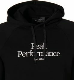 Budget 👍 Peak Performance Hoodie G75874/100 Baumwolle, Schwarz 🌟 -Pullover & Strickjacken Verkäufe 375614 norm2