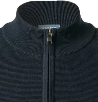 Bester Verkauf 🛒 OLYMP Casual Modern Fit Troyer 5302/85/18 Baumwolle, Marineblau, Marine 😀 5 Bester Verkauf 🛒 OLYMP Casual Modern Fit Troyer 5302/85/18 Baumwolle, Marineblau, Marine 😀 – Bild 3