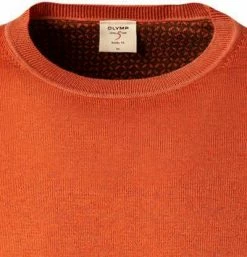 Aktion ❤️ OLYMP Casual Level Five B. F. Pullover 5351/85/36 Body Fit, Schurwolle, Sienna 🤩 -Pullover & Strickjacken Verkäufe 375749 norm2