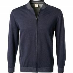 Besorgen 🎁 OLYMP Casual Level F. B. F. Strickjacke 5358/86/18 Body Fit, Baumwolle, Marineblau, Marine 🔔