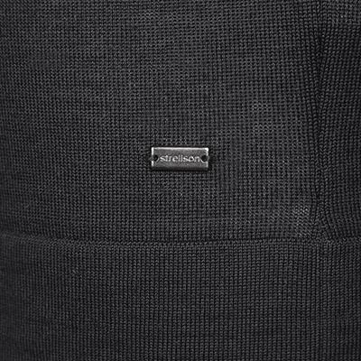 Neu ❤️ Strellson Pullover Marek 30027986/023 Merinowolle extrafein, Anthrazit meliert, Anthrazit 🔥 6 Neu ❤️ Strellson Pullover Marek 30027986/023 Merinowolle extrafein, Anthrazit meliert, Anthrazit 🔥 – Bild 4