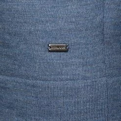 Blitzangebot 🌟 Strellson Pullover Marek 30027986/413 Merinowolle extrafein, 👖 Jeansblau meliert, 👖 Jeansblau 🔔 -Pullover & Strickjacken Verkäufe 375864 norm3