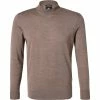 Blitzangebot 🎉 Strellson Pullover Marek 30027988/261 Stehkragenpullover, Merinowolle extrafein, Taupe 🧨
