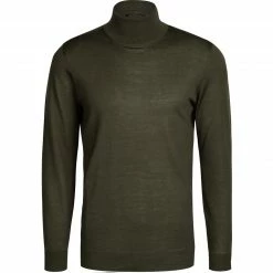 Top 10 ⌛ Strellson Pullover Marek 30027987/311 Rollkragenpullover, Merinowolle extrafein, Dunkelgrün ⭐