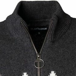 Top 10 ⌛ Barbour Pullover Egdon Knit charcoal MKN1321CH51 Strickjacke, Wolle, Dunkelgrau gemustert 💯 -Pullover & Strickjacken Verkäufe 375891 norm2