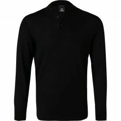 Bester Verkauf 🎉 Strellson Pullover Marek 30027989/001 Stehkragenpullover, Merinowolle extrafein, Schwarz 👍