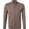 Top 10 ✔️ Strellson Pullover Marek 30027985/261 Cardigan, Merinowolle extrafein, Taupe meliert, Taupe 🧨 -Pullover & Strickjacken Verkäufe 375905 master