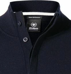 Top 10 😍 Strellson Pullover Luka 30028009/401 Troyer, Lammwolle, Dunkelblau 🔥 -Pullover & Strickjacken Verkäufe 375930 norm2