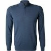 Budget 🧨 Strellson Pullover Luka 30028009/413 Troyer, Lammwolle, Indigo meliert, Indigo 🔔 -Pullover & Strickjacken Verkäufe 375931 master
