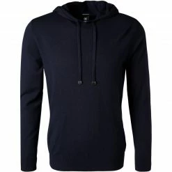 Billig ❤️ Strellson Pullover Luka 30028010/401 Lammwolle, Dunkelblau 😀