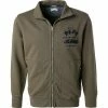Großhandel 🌟 Pepe 👖 Jeans Sweatjacke Jazz PM582048/736 Regular Fit, Baumwolle, Olivgrün, Olive 🛒