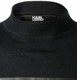 Besorgen 🎉 KARL LAGERFELD Pullover 655017/0/512399/690 Stehkragenpullover, Merinowolle, Nachtblau ✔️ -Pullover & Strickjacken Verkäufe 376159 norm2