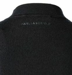 Besorgen 🎉 KARL LAGERFELD Pullover 655017/0/512399/690 Stehkragenpullover, Merinowolle, Nachtblau ✔️ -Pullover & Strickjacken Verkäufe 376159 norm3