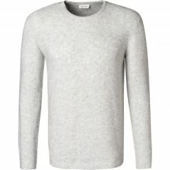 Auslauf 🥰 American Vintage Pullover MDAM18C/gris chine Wolle, Hellgrau meliert 🔔